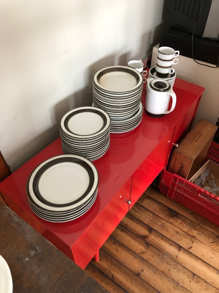 Servies vintage, Ophalen