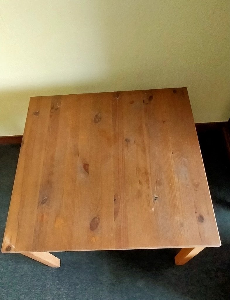 IKEA houten salontafel – 71 x 71 cm – H50 cm, Ophalen, Vierkant