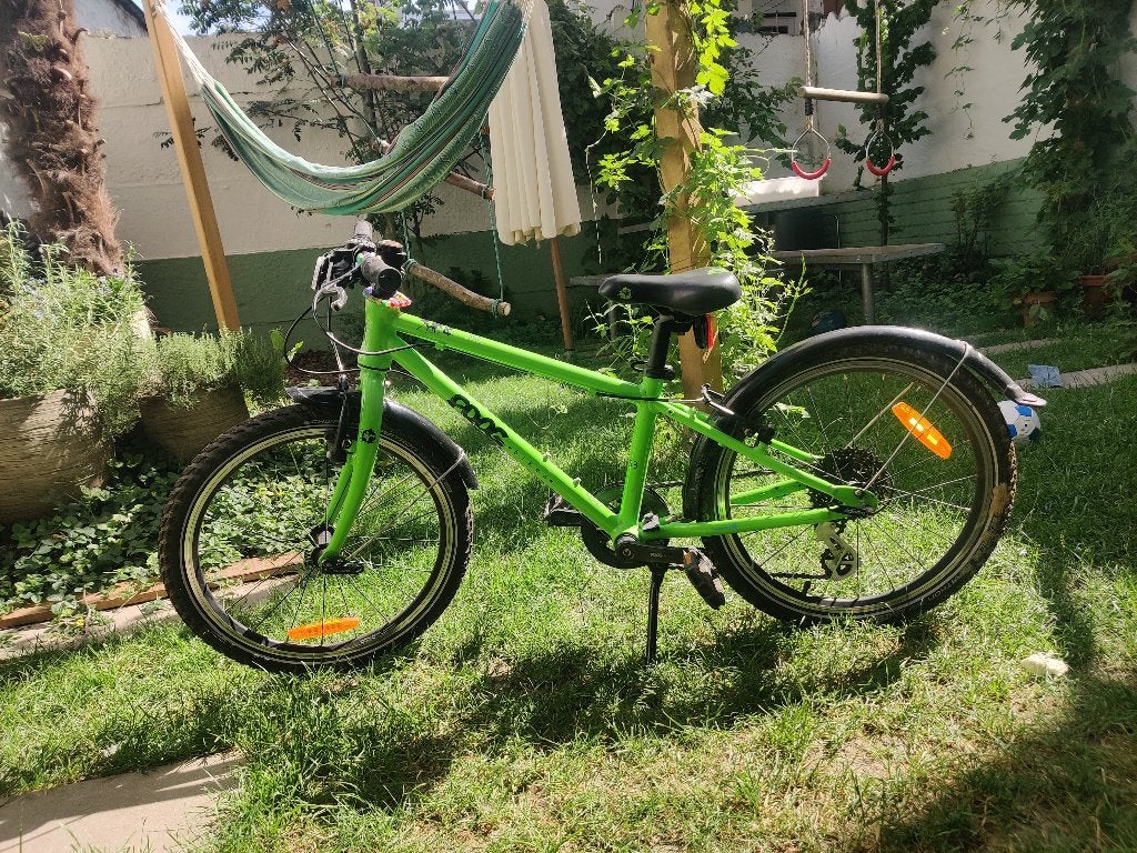 Frog 53 - kids 20" fiets groen, Ophalen, Frog Bikes, Velgrem, 16 tot 20 inch