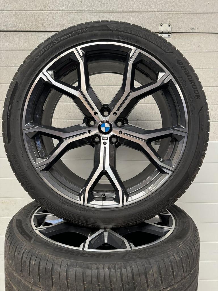21’’ BMW X5 X6 G05 G06 VELGEN ZOMERBANDEN ORIG 741M, Gebruikt, -, 275 mm, -