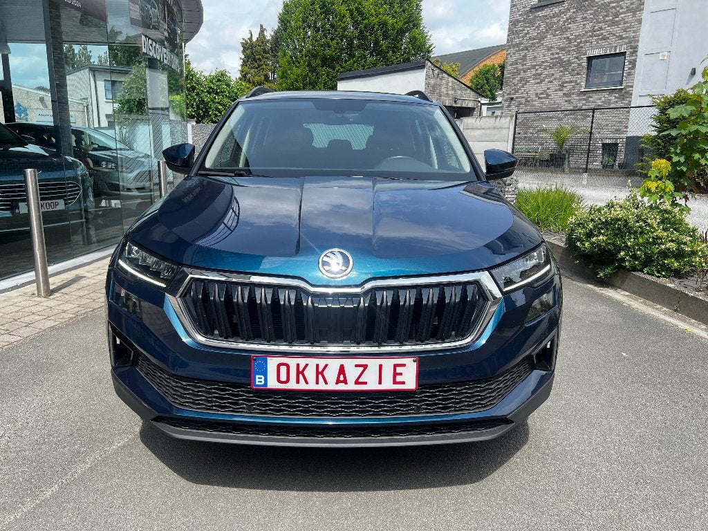 Skoda Karoq 1.5 TSI ACT Clever DSG, Auto's, Skoda, Stof, 1498 cc, 4 cilinders, Blauw