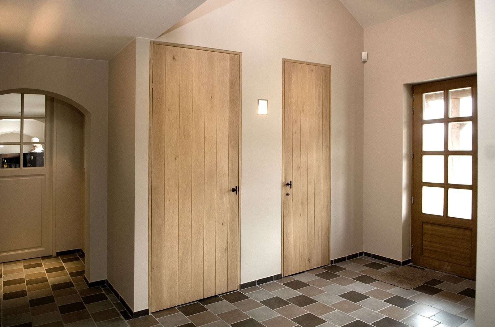 Taatsdeur/massief eiken/binnendeur/loft/schuifdeur/OP MAAT, Doe-het-zelf en Bouw, Ophalen of Verzenden, Hout, Binnendeur