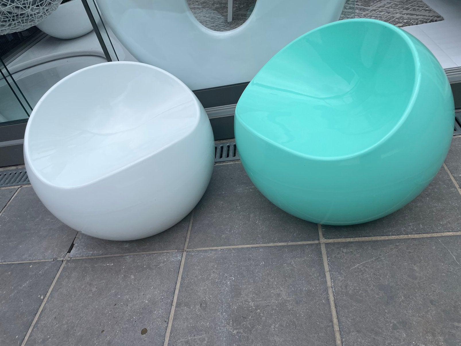 Ball chairs 2 stuks, Ophalen, Zo goed als nieuw