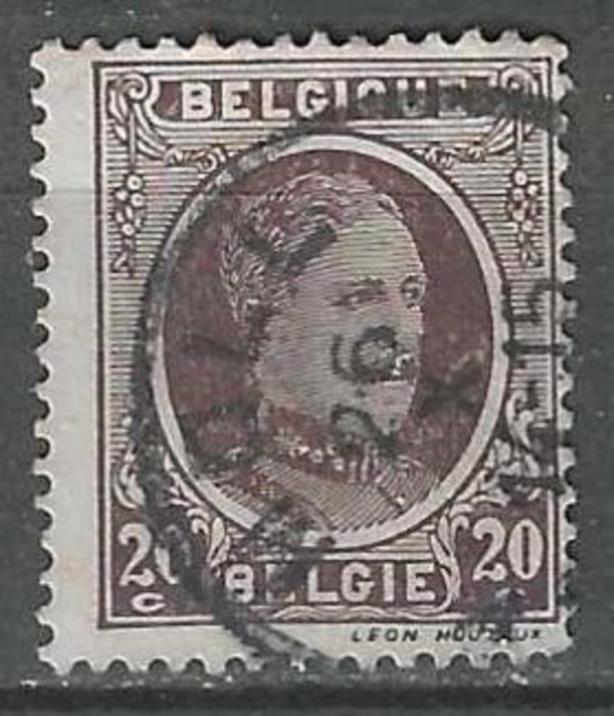 Belgie 1921/1927 - Yvert/OBP 196 - Koning Albert I. (ST), Verzenden, Gestempeld, Gestempeld, Koninklijk huis