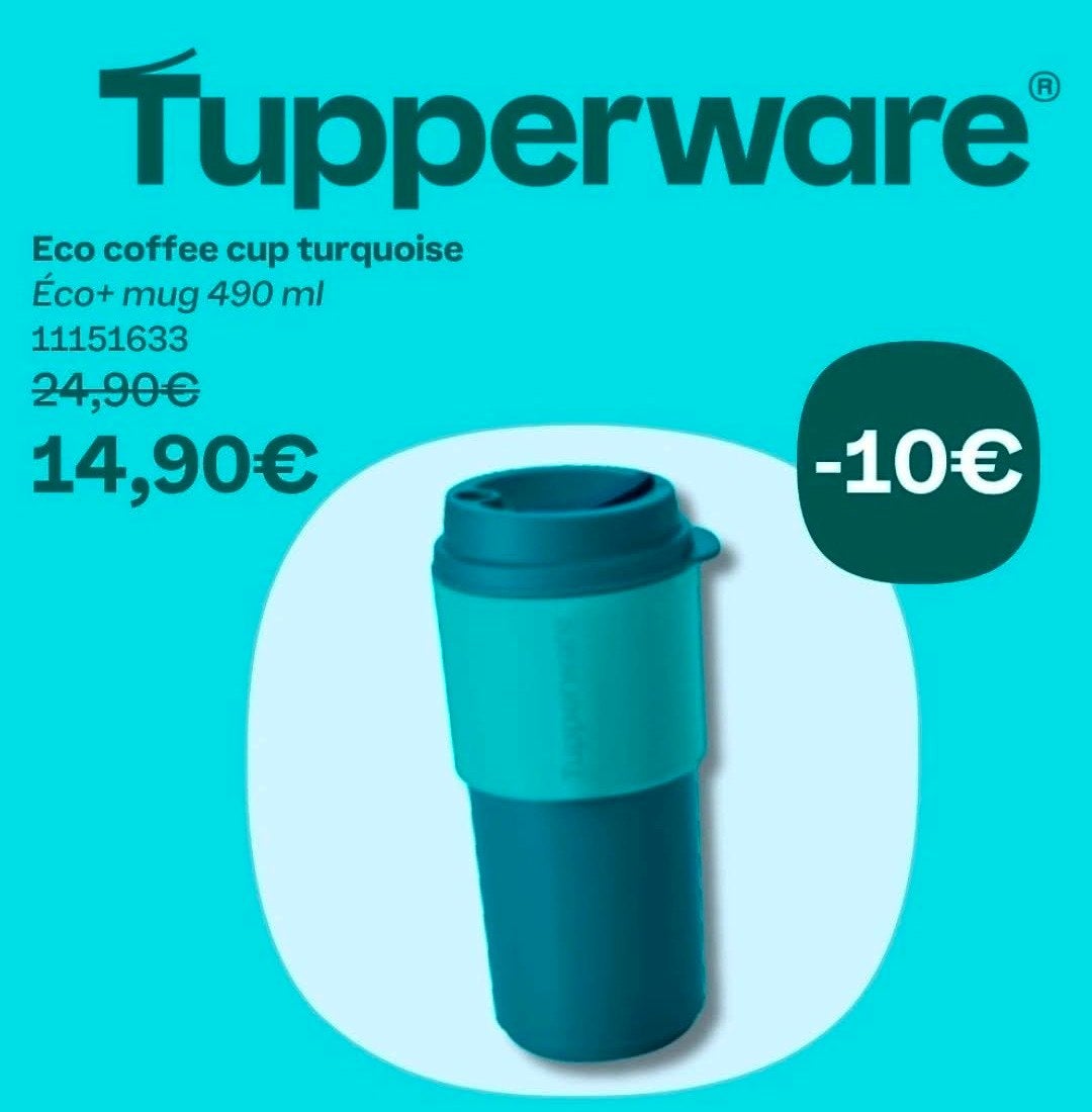 Tasse à café écologique Tupperware, Enlèvement ou Envoi, Neuf