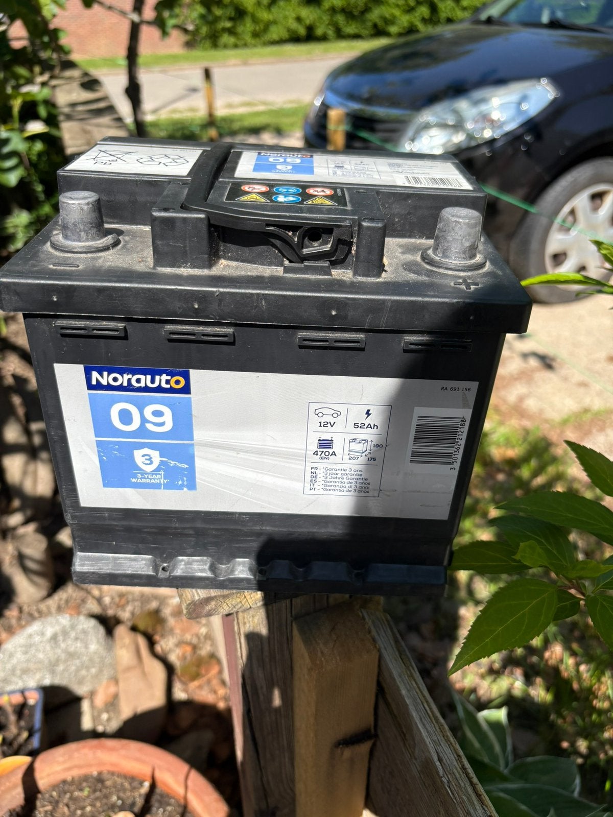 Batterie Auto, Autos : Pièces & Accessoires, Enlèvement