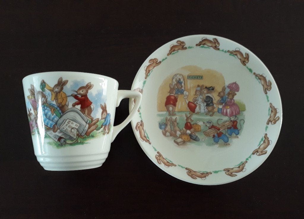Vaisselle Royal Doulton Bunnykins fabriquée en Angleterre, Enlèvement ou Envoi