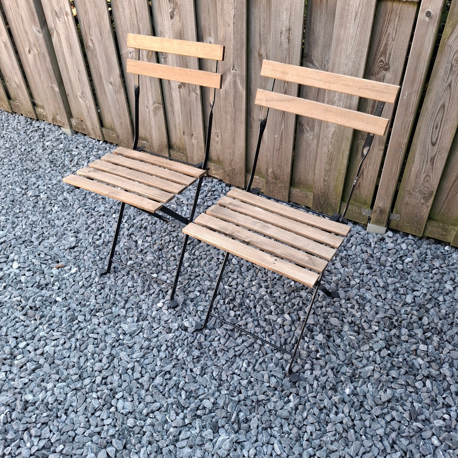 2x bistro stoel inklapbaar als nieuw, Tuin en Terras, Ophalen, Stoel