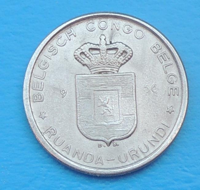 1956 5 francs Congo belge, Envoi, Métal, Monnaie en vrac