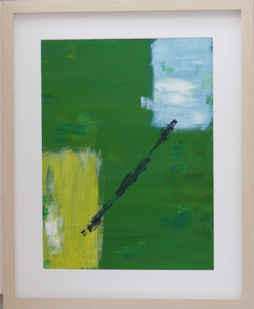 Abstract schilderij, zonder titel, 2025-S1-1V4, Antiek en Kunst, Ophalen