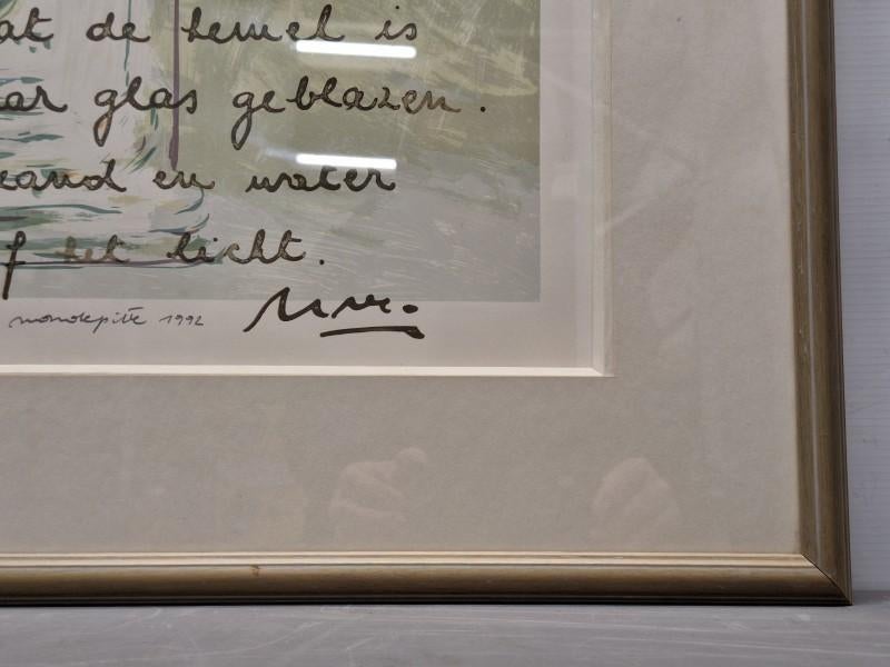 Vandepitte Eric 1992, Antiek en Kunst, Gelimiteerde oplage, Ophalen of Verzenden, Lithografie