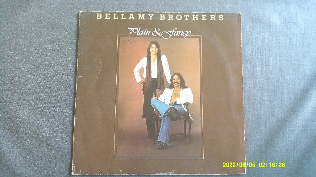 Bellamy Brothers – Plain & fancy (LP), LP, Enlèvement ou Envoi, Autres genres, Utilisé