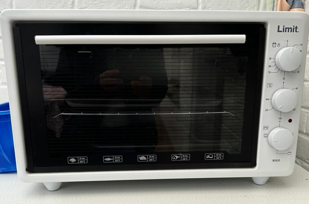 Witte oven, merk Limit, Elektronische apparatuur, Ovens, Ophalen, Zo goed als nieuw, Oven