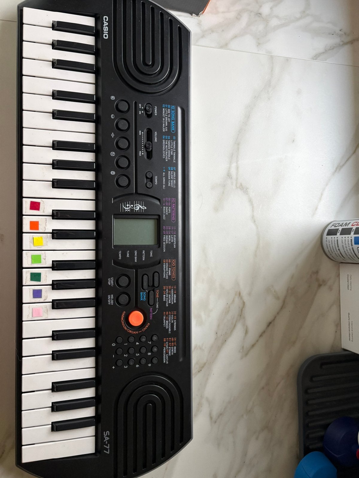 Keyboard casio SA-77, Muziek en Instrumenten, Keyboards, Ophalen, Zo goed als nieuw, Casio