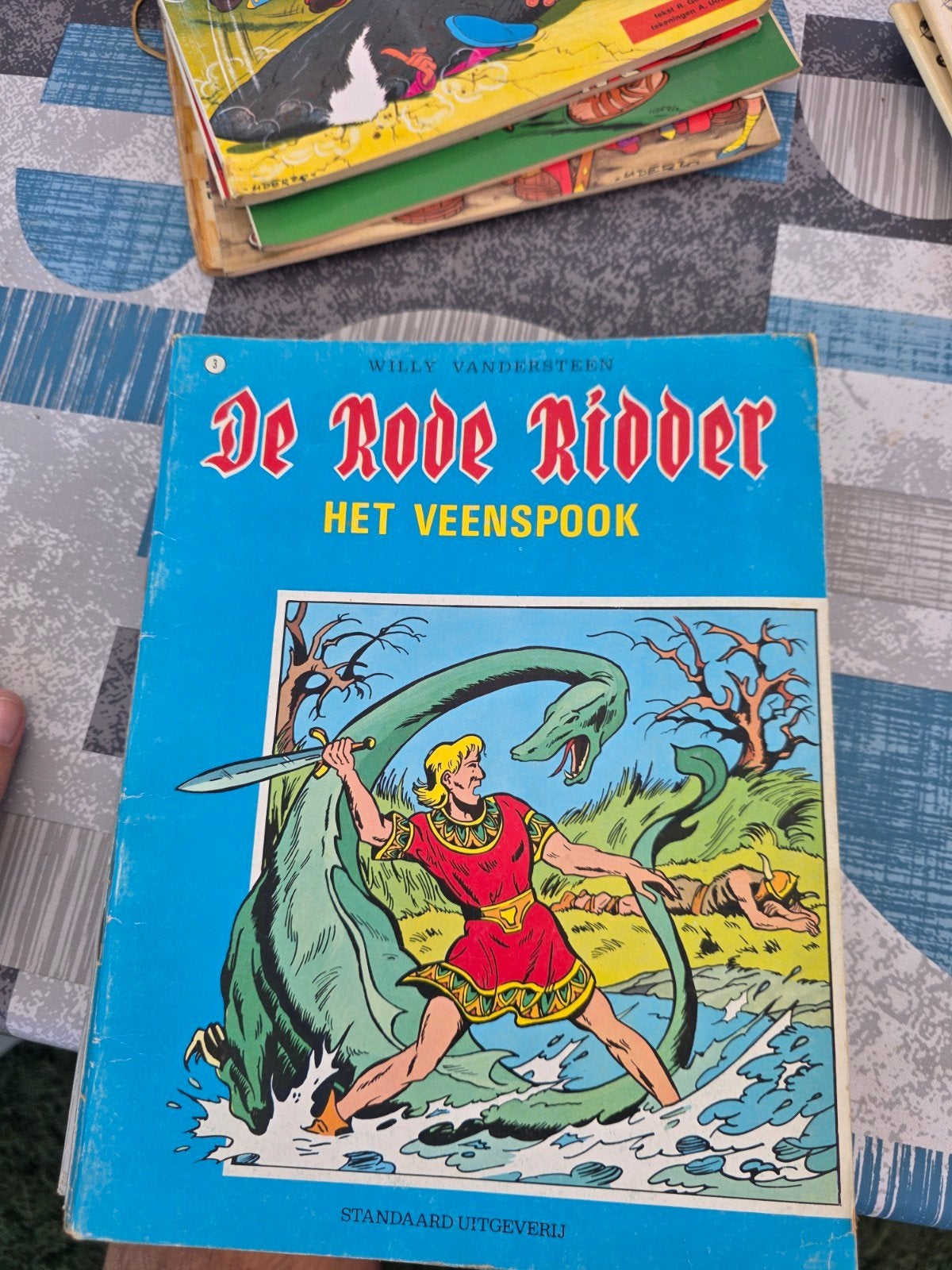 strips rode ridder, Boeken, Ophalen