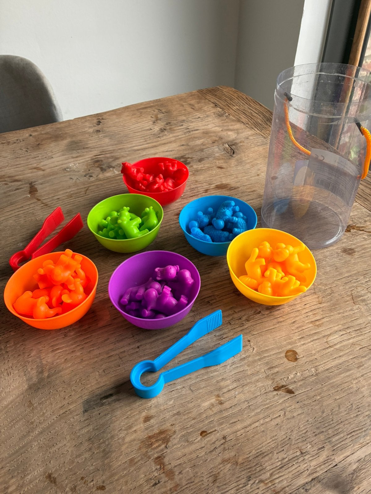 Montessori sorteerspel, Ophalen, Zo goed als nieuw