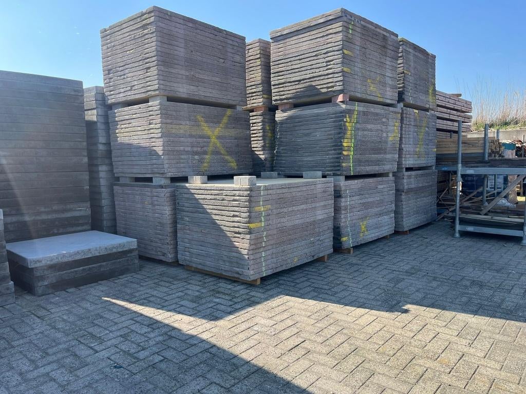 bouwschotten | schoeiing | vlonders | houten schotten |, Tuin en Terras, Ophalen, Gebruikt, Hout