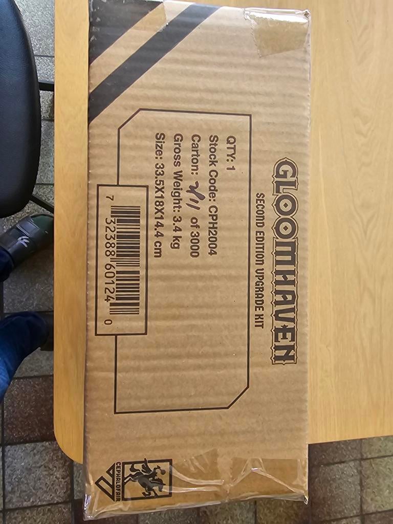 Gloomhaven second edition upgrade kit, Hobby en Vrije tijd, Een of twee spelers, Ophalen of Verzenden, Nieuw, Cephalofair Games