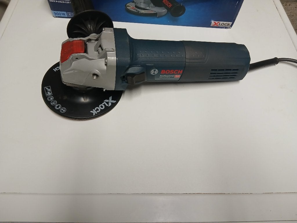 HAAKSE SLIJPER BOSCH GWX 9-125S PROFFESSIONEL BLAUW 900W, Ophalen, Nieuw, 700 tot 1000 watt, Haakse handslijpmachine
