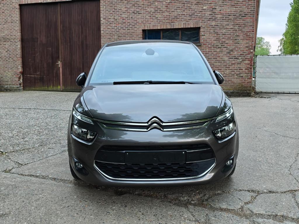 Citroen C4 Picasso Exclusive BTAuto 115.000km***, Autos, Cuir, Argent ou Gris, Euro 6, Entreprise