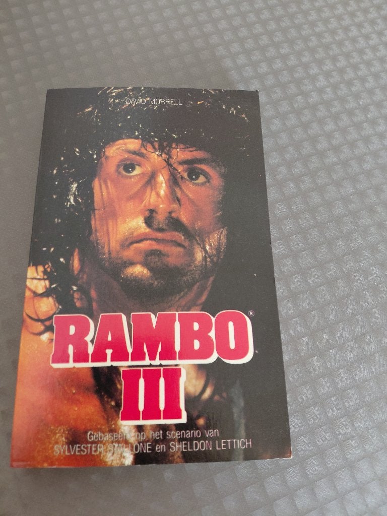 Rambo III  boek, Ophalen of Verzenden, Zo goed als nieuw, David Morrell