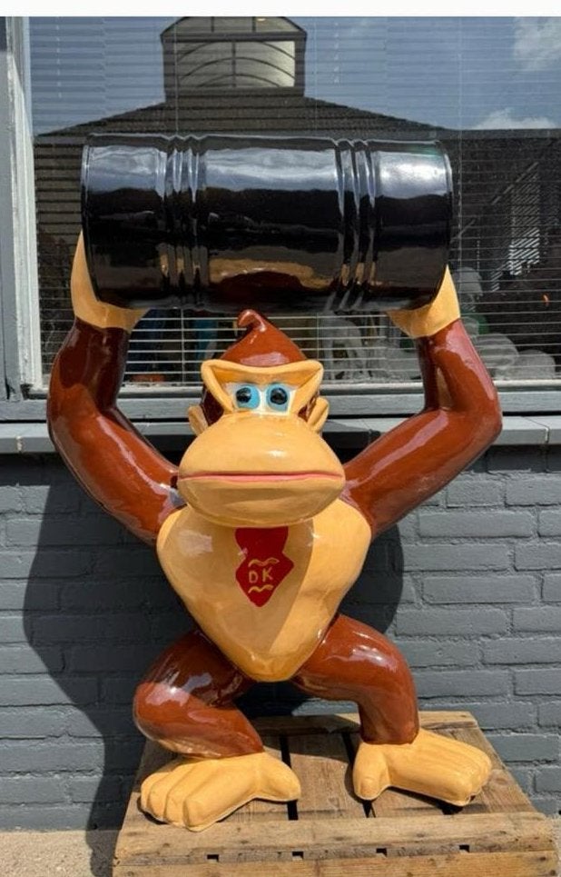Groot Donkey Kong beeld, Verzamelen, Ophalen, Zo goed als nieuw, Dier