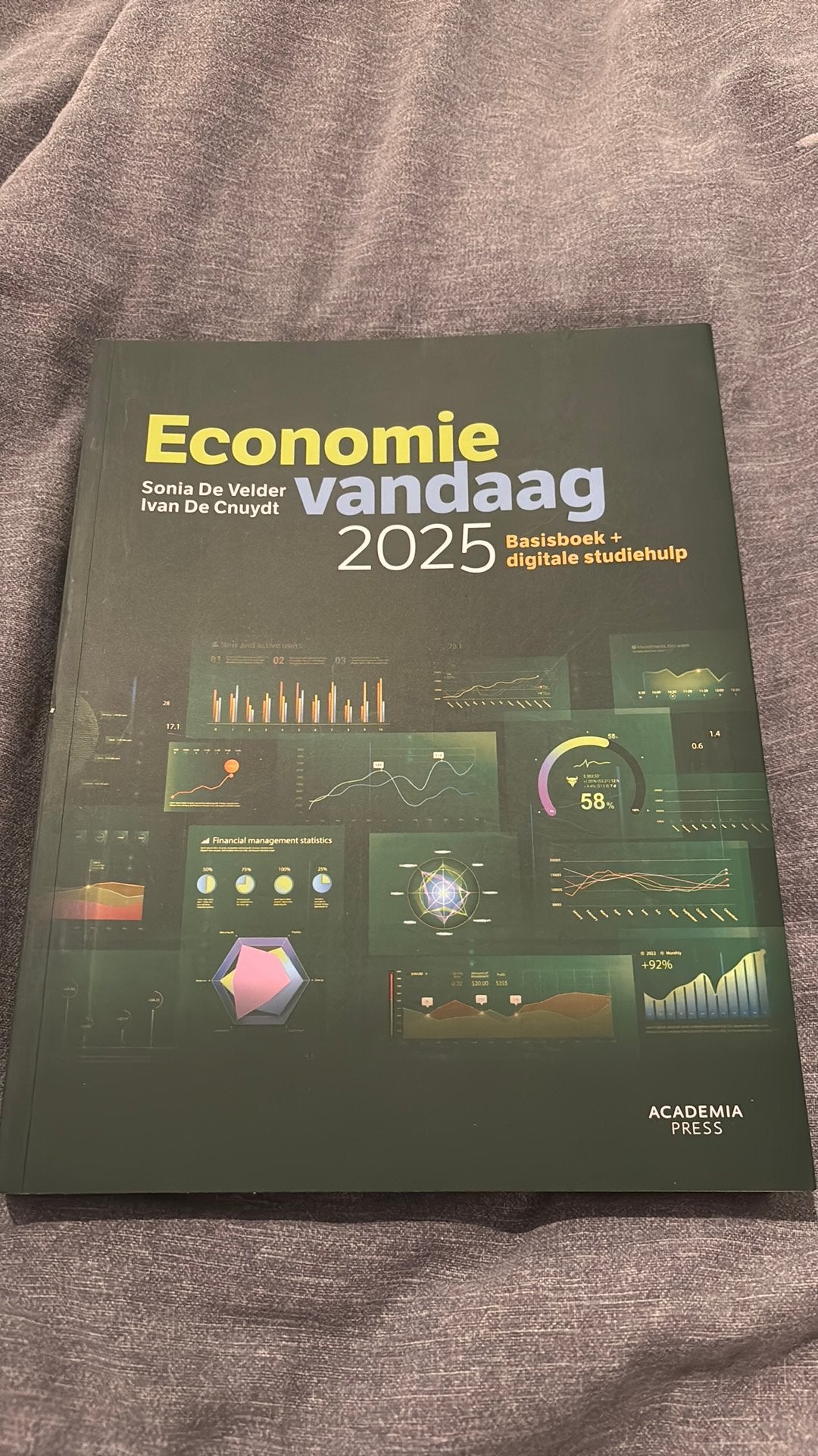 Ivan De Cnuydt - Economie Vandaag 2025, Enlèvement ou Envoi, Neuf, Enseignement supérieur professionnel, Ivan De Cnuydt; Sonia De Velder