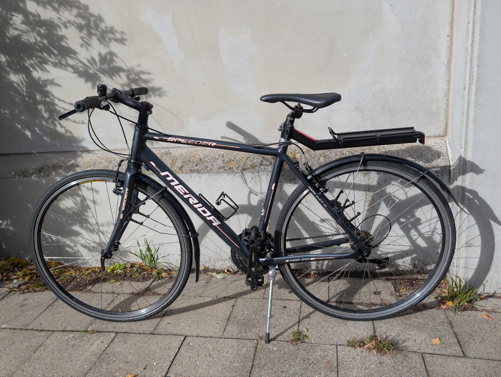 Merida Speeder – Vélotaf – Shimano Claris 24v – Tout équipé, Vélos & Vélomoteurs, Autres marques, Vitesses, Frein sur jante, 49 à 53 cm