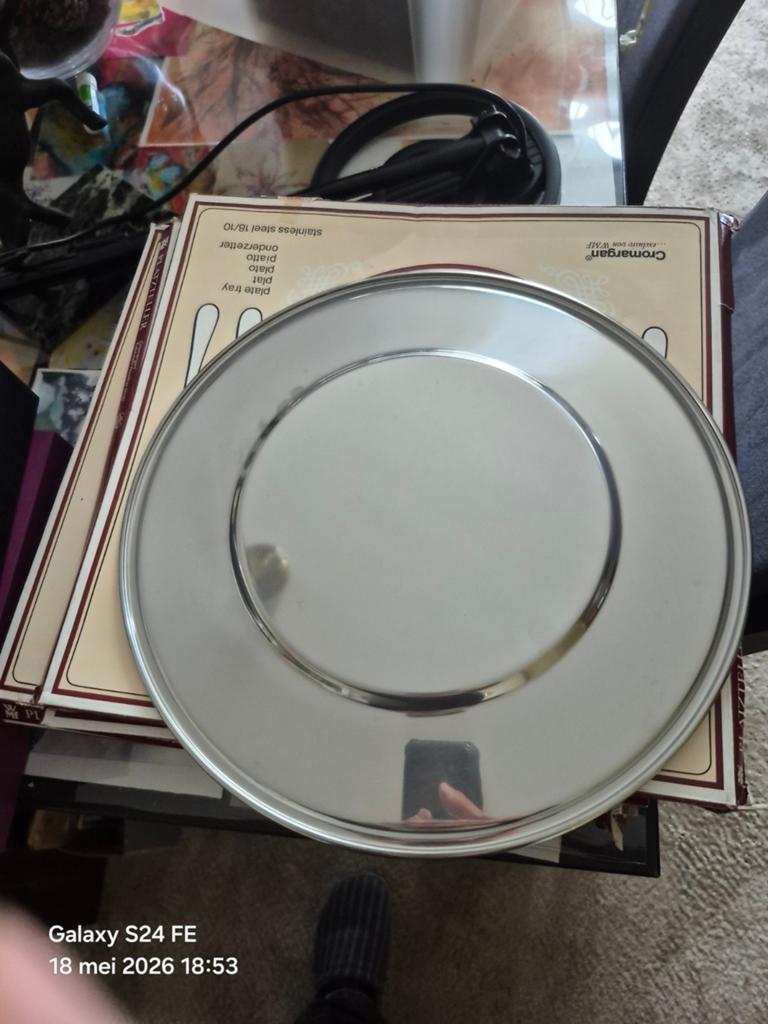 Inox plates new, Ophalen of Verzenden