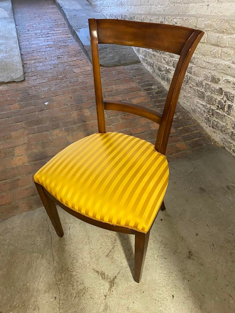 8 chaises en bois + 2 avec accoudoir, Maison & Meubles, Enlèvement, Utilisé, Bois