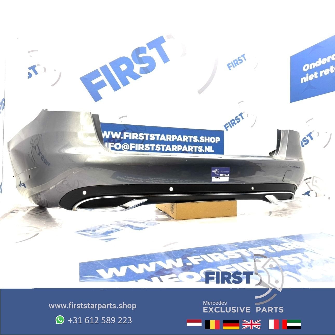 S205 achterbumper Mercedes C Klasse estate W205 2014-2019 A2, Gebruikt, -, Ophalen of Verzenden, Achter