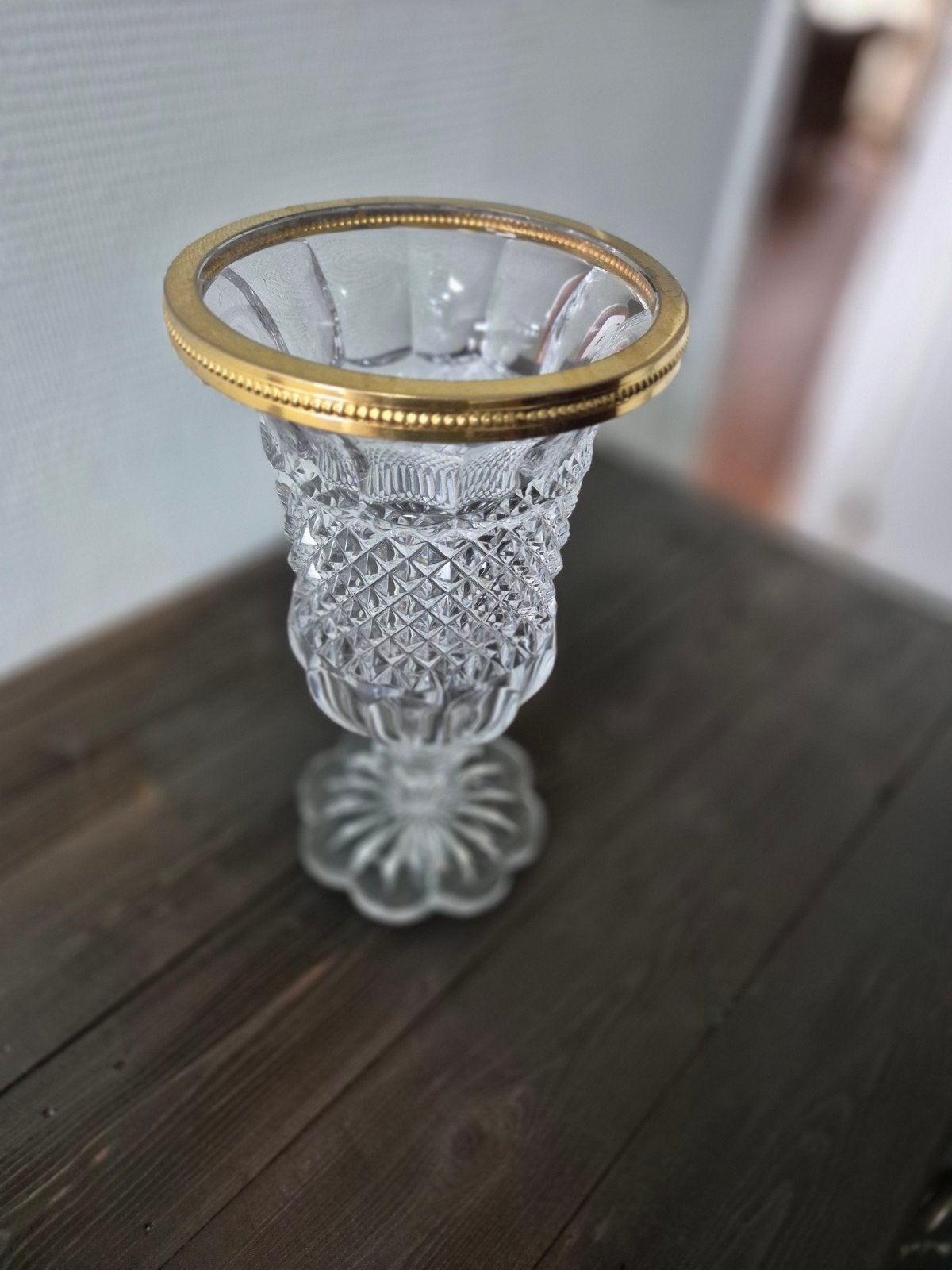 beau vase, Autres marques, Comme neuf, Verre, Jaune