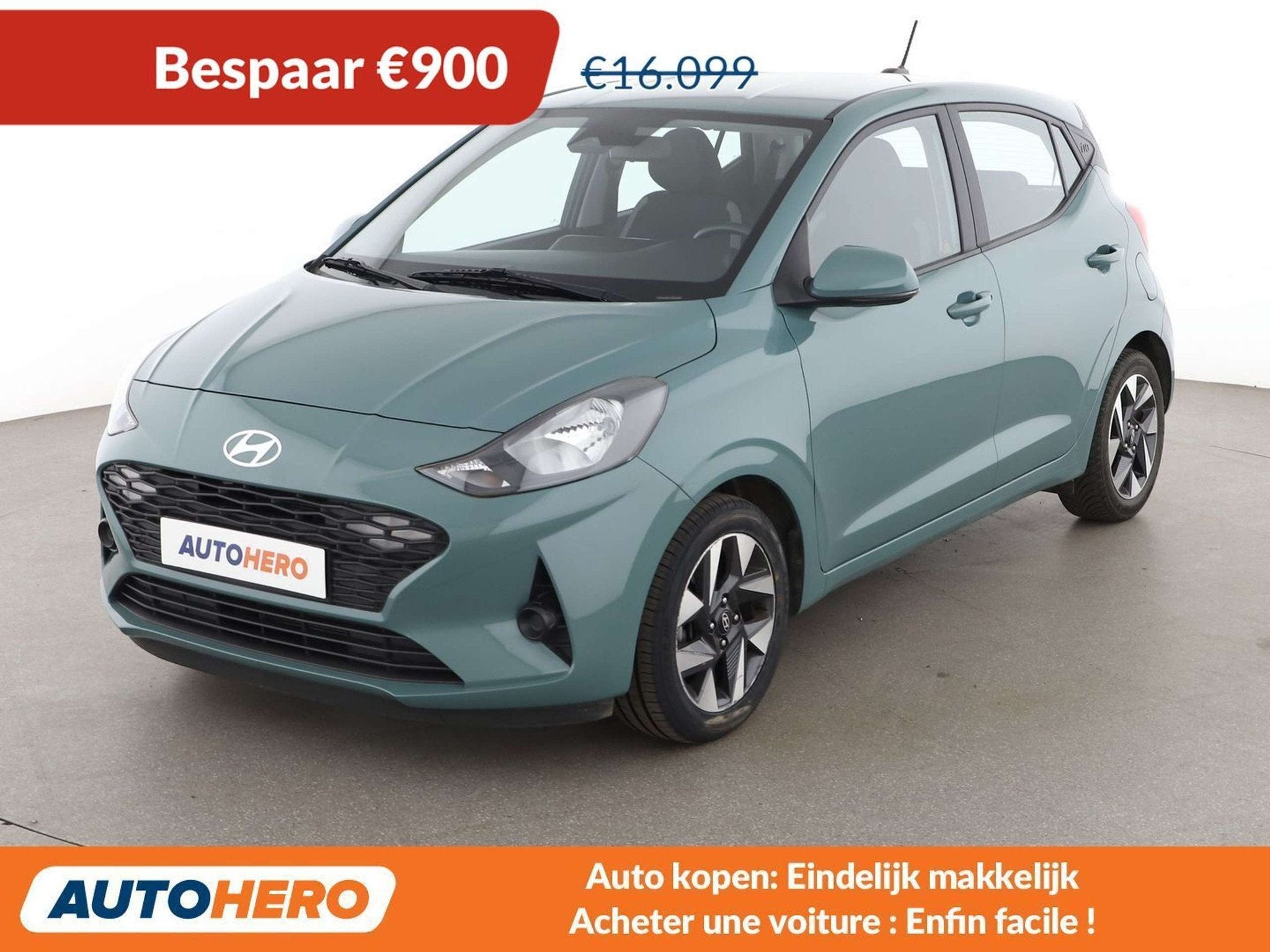 Hyundai i10 1.0 Prime (bj 2023, automaat), Gebruikt, Euro 6, USB, 1070 kg