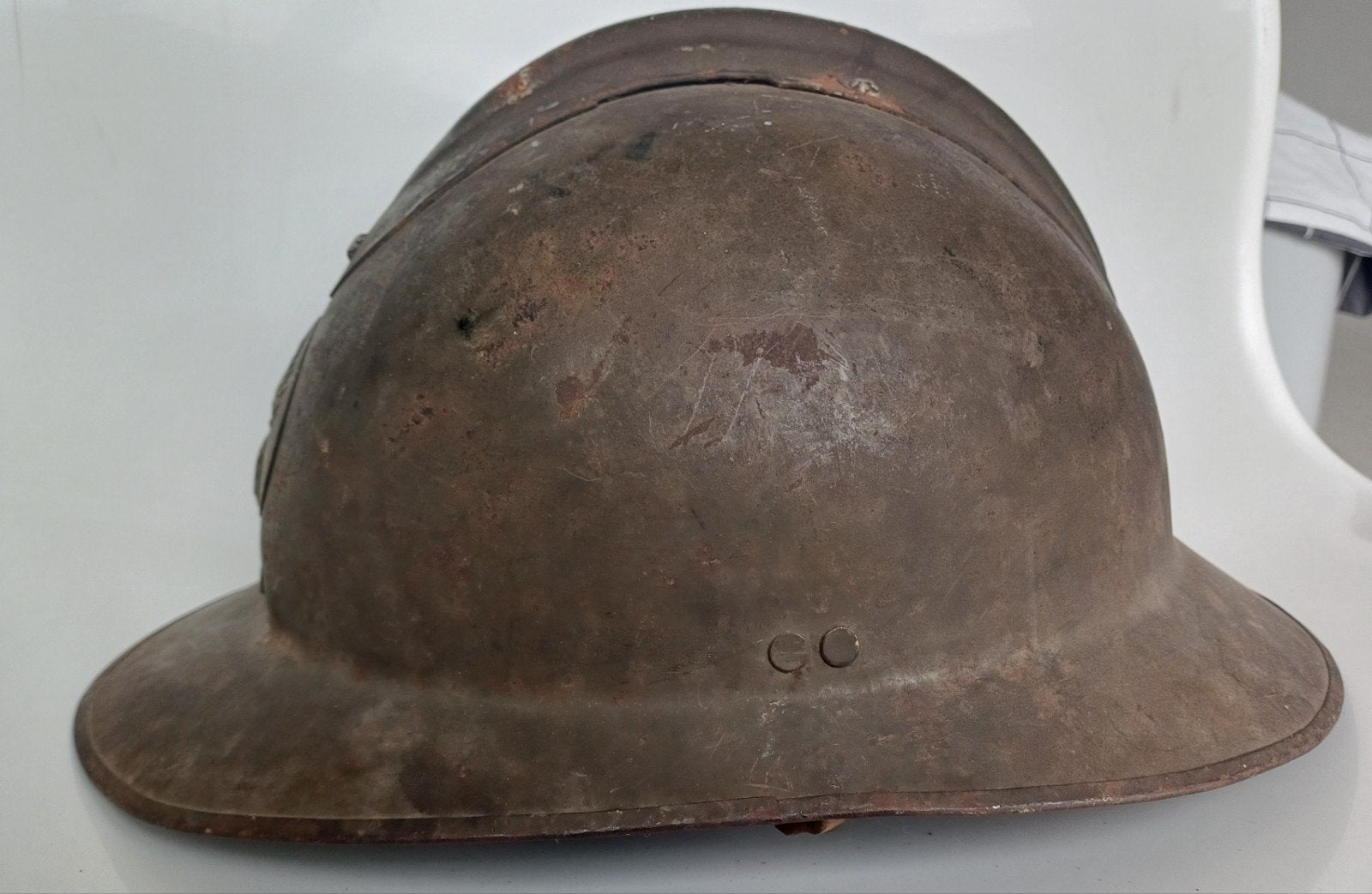 Franse WO2 M26 Adrian helm infanterie 1940 blitzkrieg, Enlèvement ou Envoi
