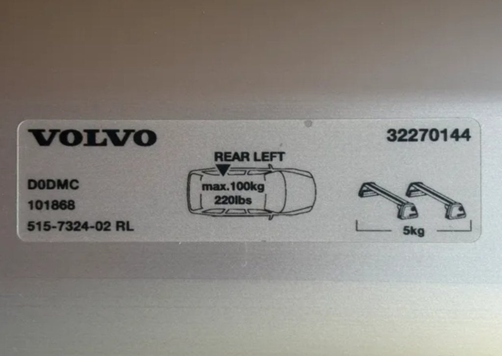 Dakdragers Volvo XC60, Ophalen of Verzenden, Gebruikt