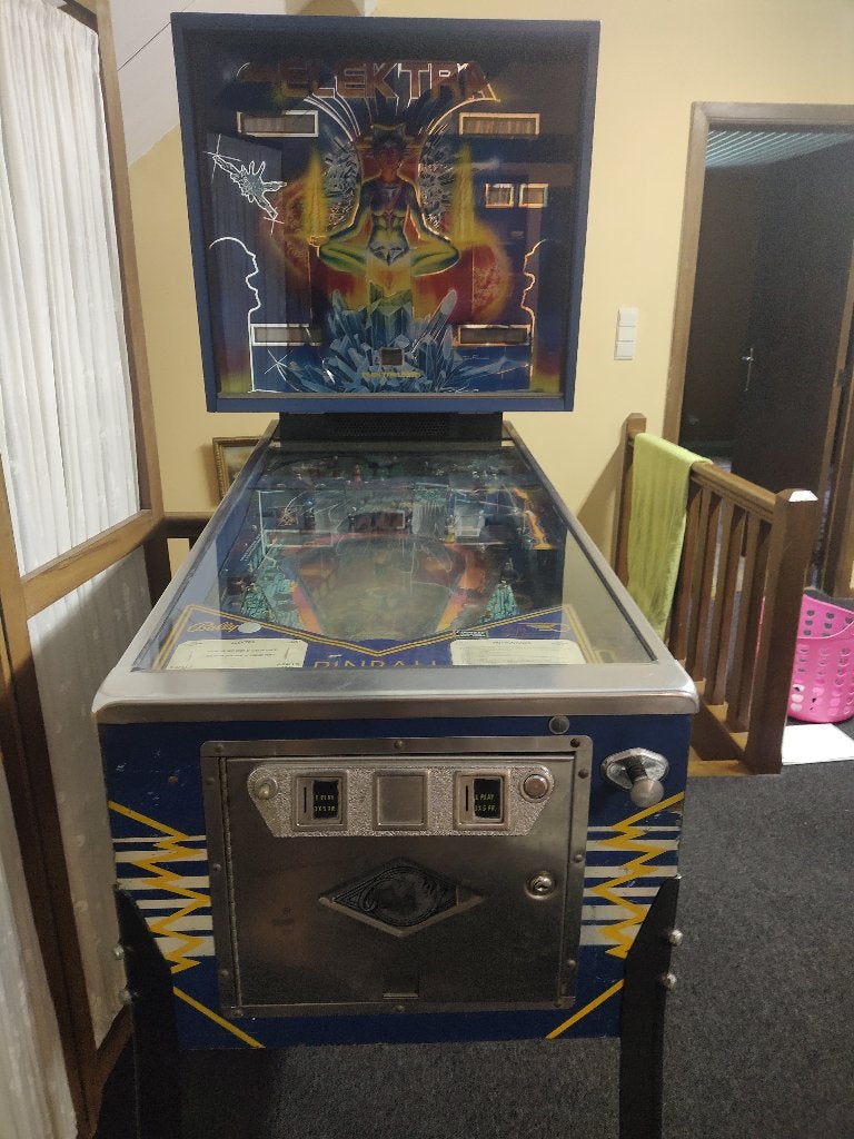 Bally Elektra Pinball 1981 – origineel – Tony Ramunni, Ophalen, Gebruikt