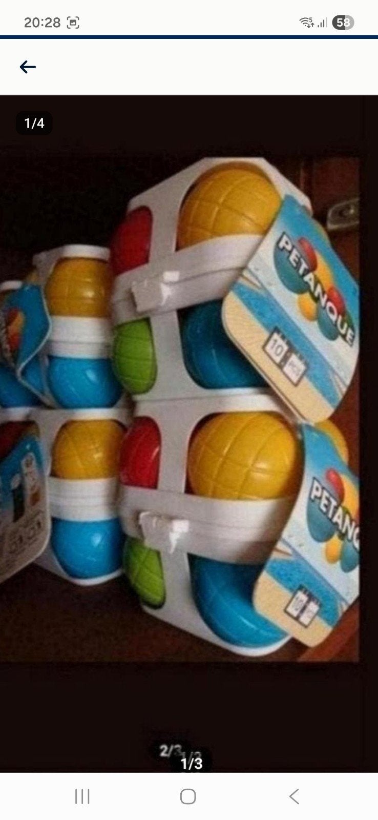 BOULES PÉTANQUES 8BOULES + COCHONET PRIX 6 EUR, Enfants & Bébés, Jouets | Vtech, Enlèvement