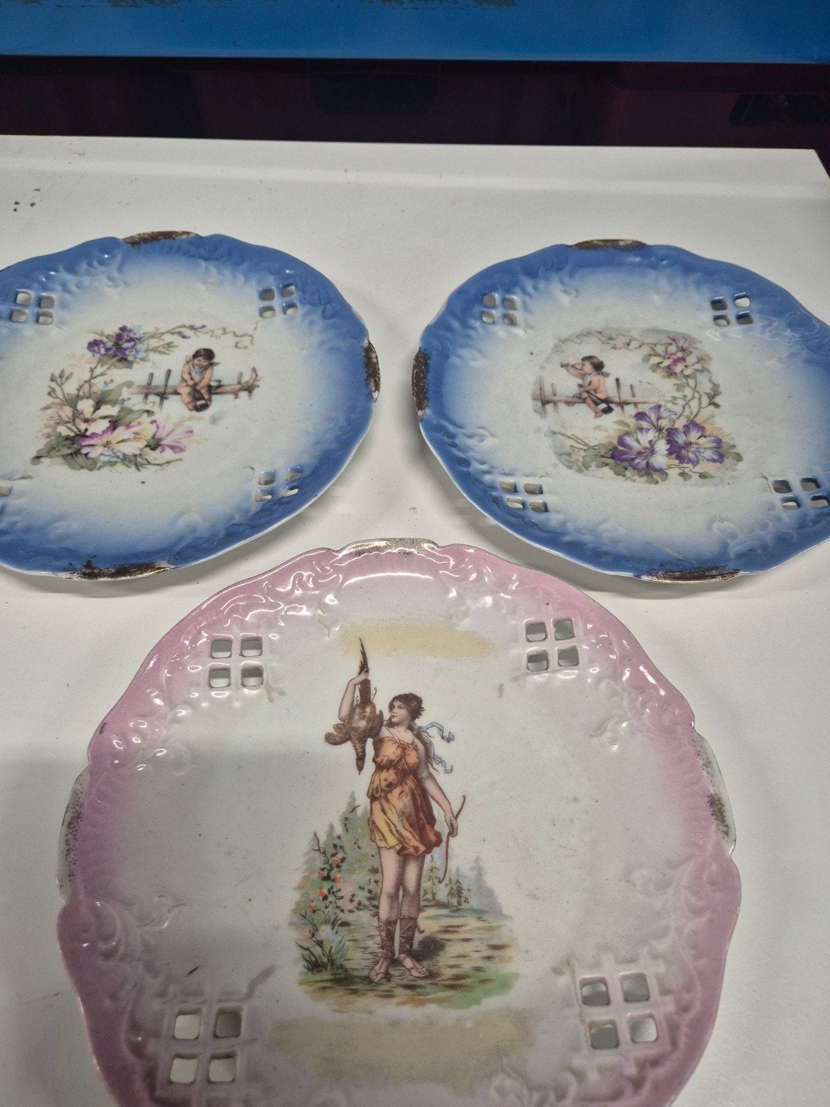 Oude sierborden, Antiek en Kunst, Ophalen