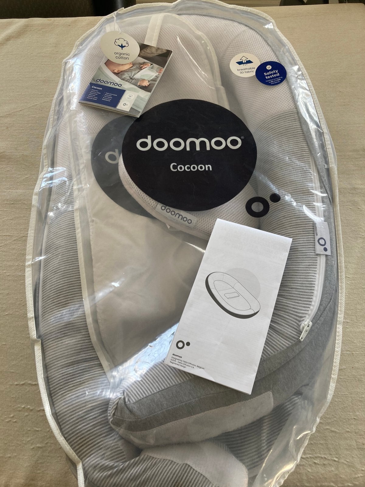 Doomoo babynest met extra matras en hoofdkussentje, Ophalen, Gebruikt, Doomoo