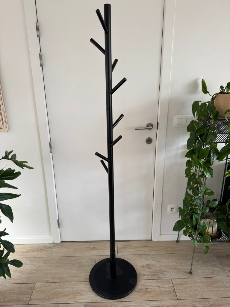 porte-manteau noir, comme neuf, Comme neuf, Synthétique, Portemanteau sur pied, 150 à 200 cm
