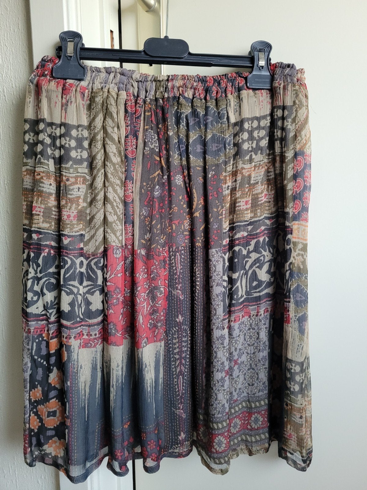 Zomerse rok merk Jeff, grote 36 zie info aub, Kleding | Dames, Ophalen of Verzenden, Maat 36 (S), Meerkleurig, Onder de knie