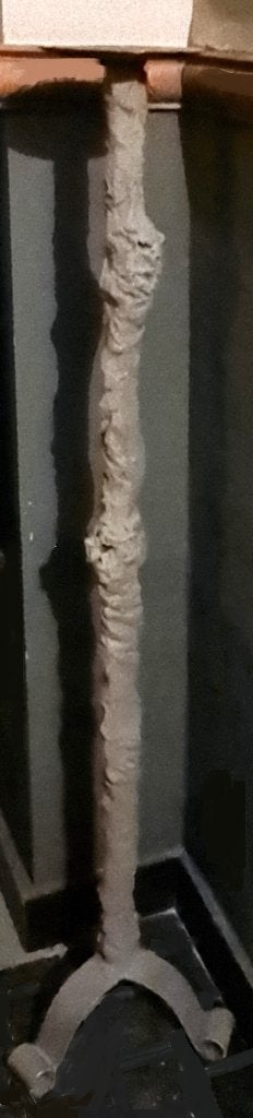 Hoge kaarsen of tribal masker staander metaal, Huis en Inrichting, Ophalen, 117 cm, Nieuw, Metaal