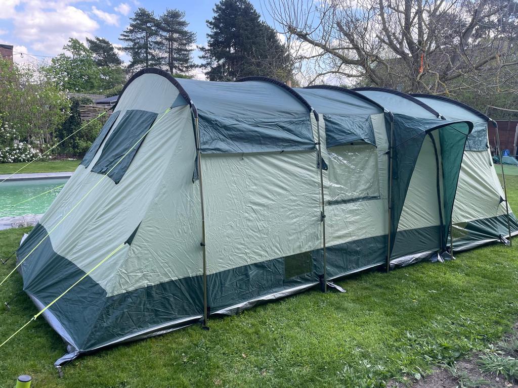 8p tent tunnel Skandika Hurricane, Ophalen, Gebruikt, Meer dan 6