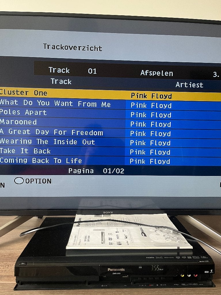 Panasonic HDD/DVD recorder, Audio, Tv en Foto, Ophalen of Verzenden, Zo goed als nieuw, Harddiskrecorder, Met dvd-recorder