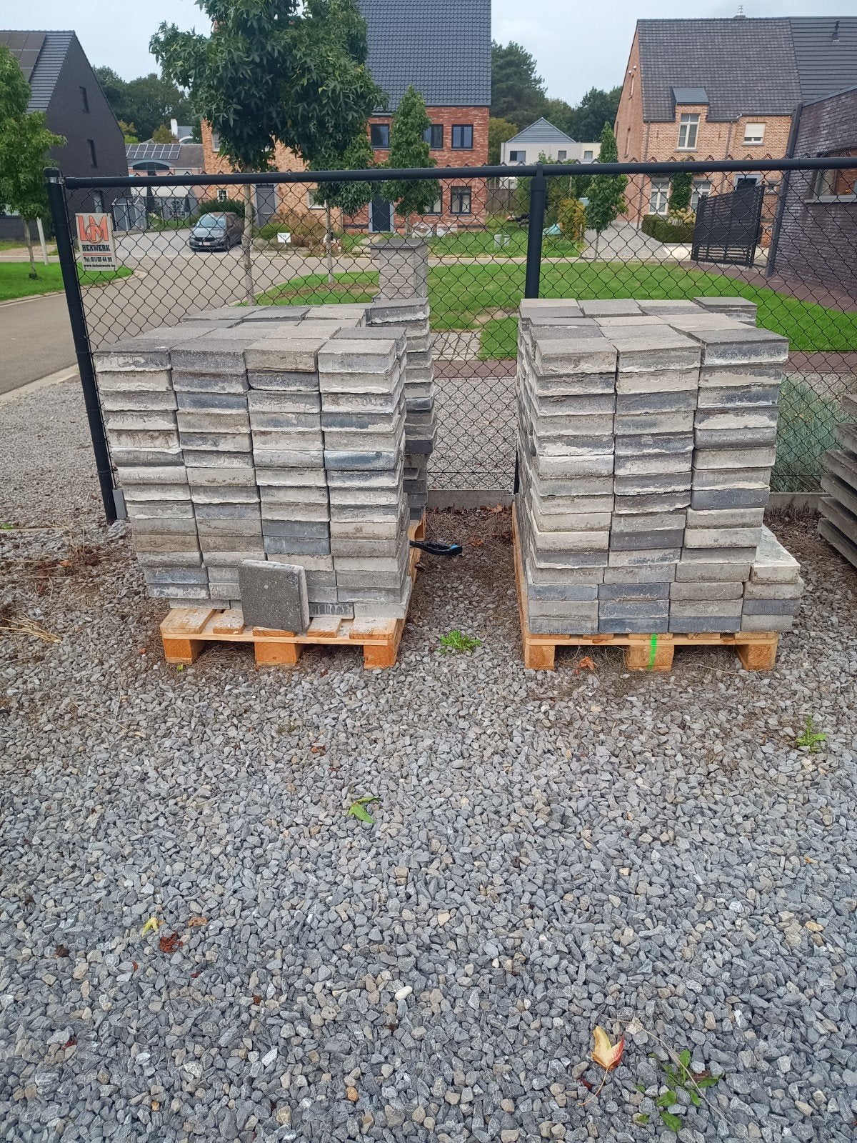 betonklinkers klein en groot, Tuin en Terras, Ophalen, Gebruikt, Klinkers, 10 m² of meer