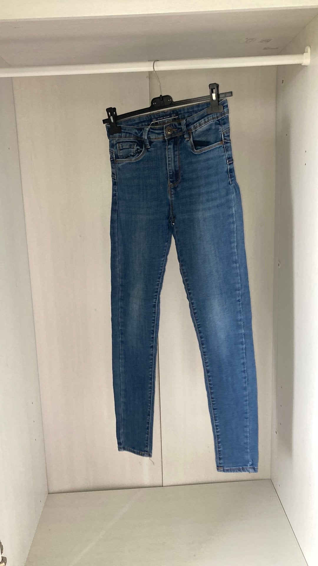 Jeans high waist femme, Kleding | Dames, Ophalen of Verzenden, Zo goed als nieuw, Blauw, W27 (confectie 34) of kleiner