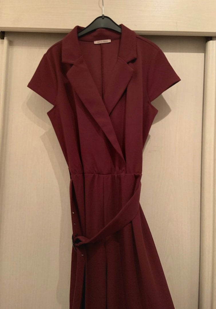 Jumpsuit, Ophalen of Verzenden, Zo goed als nieuw, Maat 36 (S), Rood