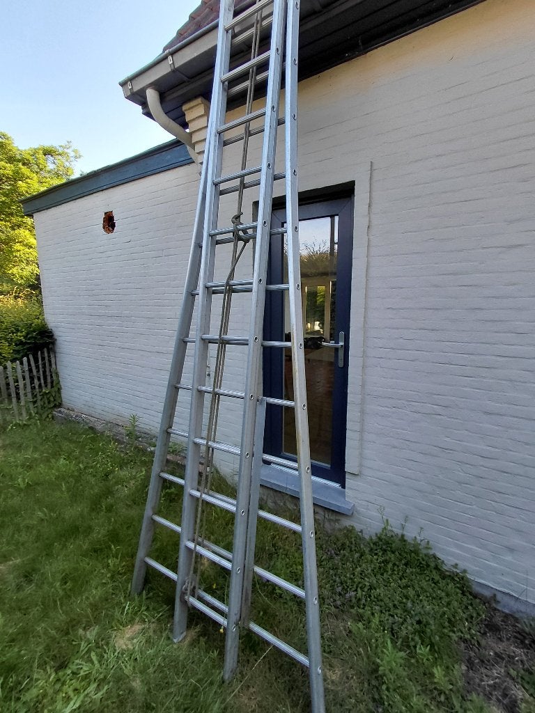 Lange Ladder, Doe-het-zelf en Bouw, Ladders en Trappen, Ophalen, Ladder, Opvouwbaar of Inschuifbaar, 4 meter of meer