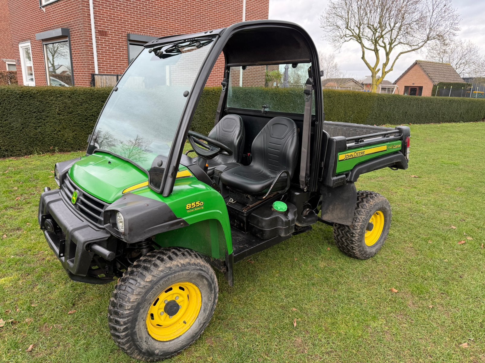Gator john deere 855D, Ophalen