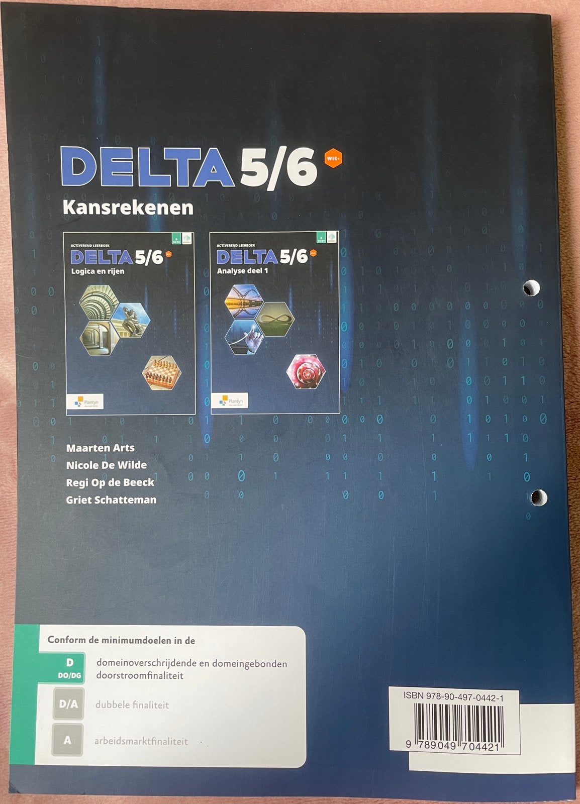 Manuel Delta 5/6 - Probabilités (wisk+) (licence incluse), Enlèvement ou Envoi, Neuf, Secondaire, Mathématiques A
